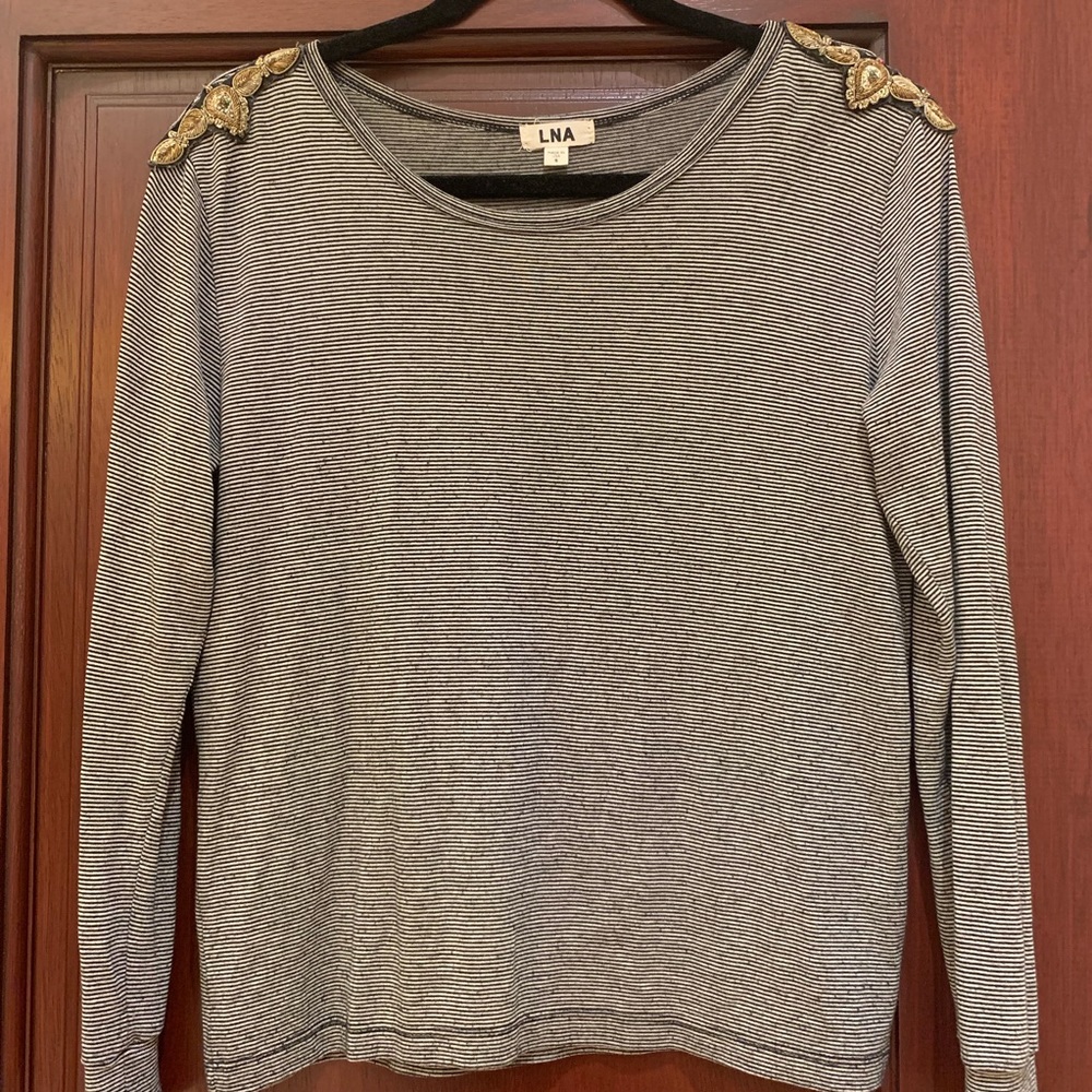 Black & White Stripe Shirt